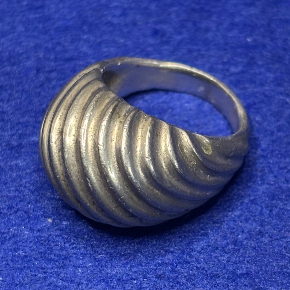 Napier Silver Textured Ring